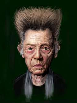 Kevin NealonArt titleChristopher Walken 40x30 Trial Proof