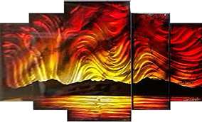 Pele's Fire 5 Panel 44X72