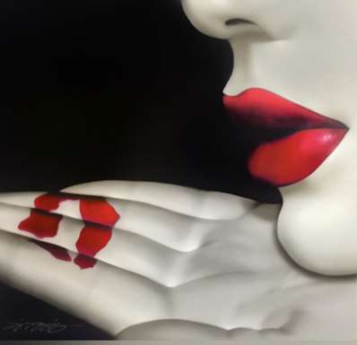 Chris DeRubeisArt titleBlowing You A Kiss 24X24