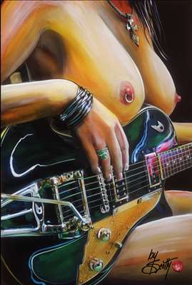 Scotty ZieglerArt titleStrike A Chord 24x16 /100