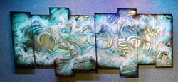 Chris DeRubeisArt title8 Panel Creation 44x102