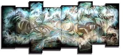 Chris DeRubeisArt title8 Panel Creation 44x102